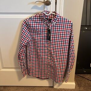 Vineyard Vines Performance Whale Shirt Gull Island Gingham